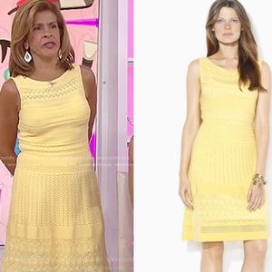 Ralph Lauren Yellow Knit Dress